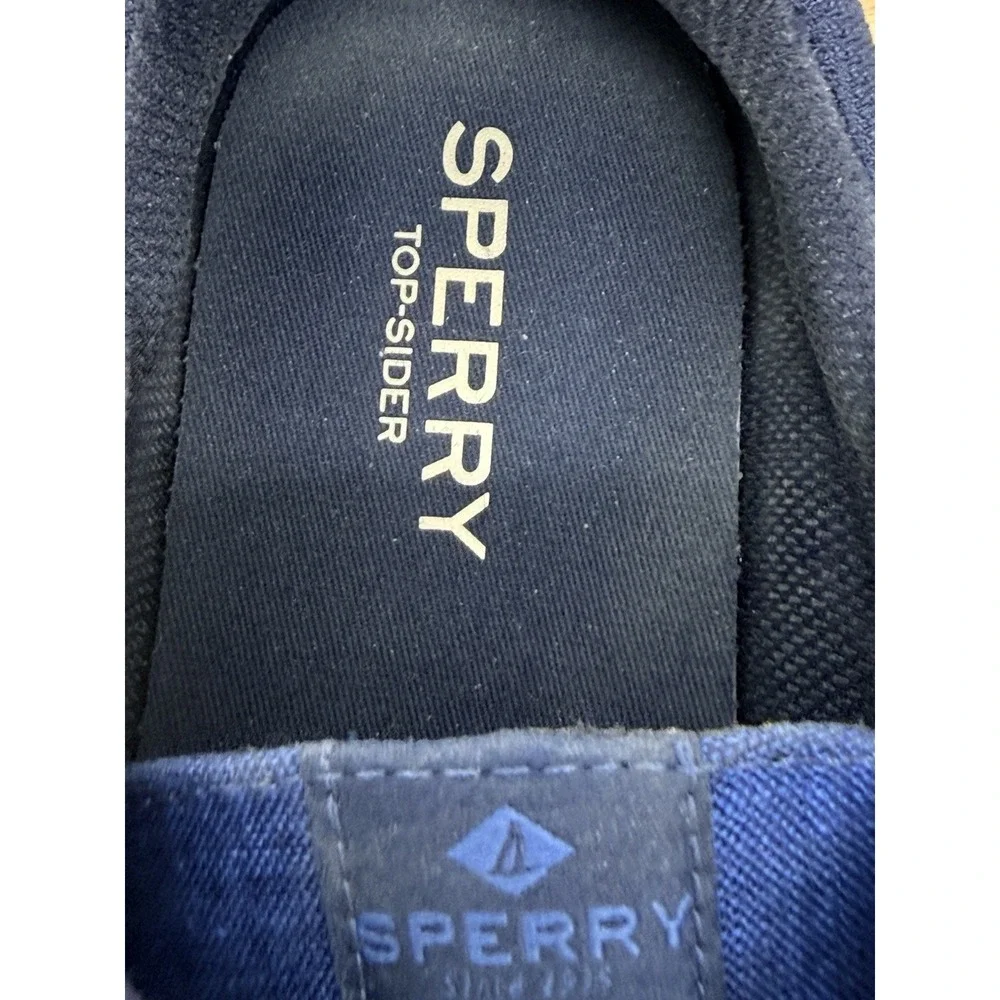 Sperry Men's Captain's MOC Moccasin Blue Chambray‎ Size 10 US #29